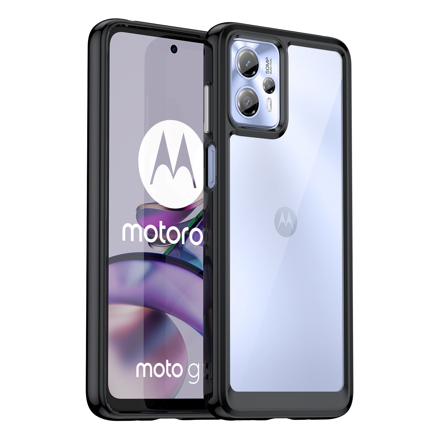 For Motorola Moto G13 4G G23 4G TPU Acrylic Anti-drop Phone Case Protective Cover For Motorola Moto G13 4G G23 4G TPU Acrylic Anti-drop Phone Case Protective Cover